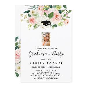 Blush Floral Graduation